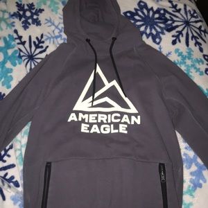 american eagle purple sweatshirt in small